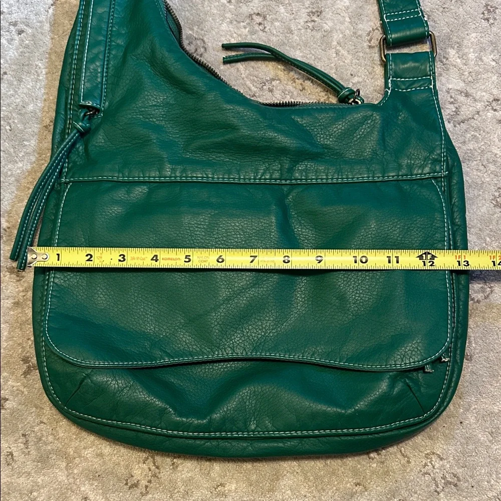 Green Leather Shoulder Bag - Picture 6 of 6